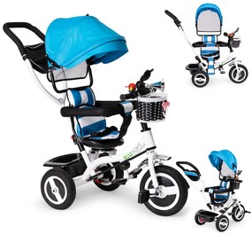 Tricycle tricycle tricycle swivel awning with durable tyres blue