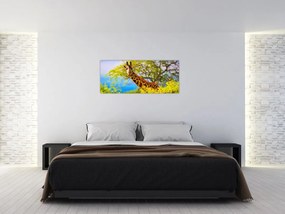 Tablou - Girafa în Africa (120x50 cm)