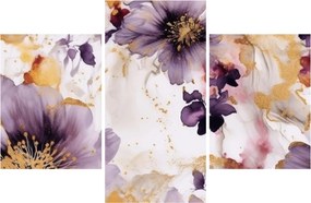 Tablou - Acuarelă flori (90x60 cm)