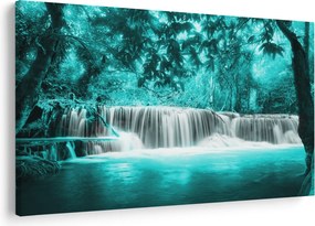 Tablou - Cascada albastră (90x60 cm)
