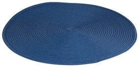 Suport farfurii Altom Straw albastru închis,diametru 38 cm, set de 4 buc.