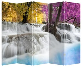 Paravan - Erawan cascadă în pădure (210x170 cm)