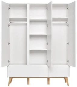 Dulap pentru copii Pinio Swing, 148 x 200 cm, alb