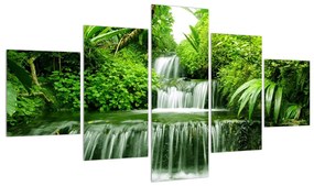 Tablou cu cascade din Indonesia (125x70 cm), în 40 de alte dimensiuni noi