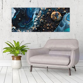 Tablou - Picături de cerneală (120x50 cm)