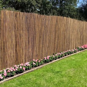 Gard din bambus natural 150 x 500 cm