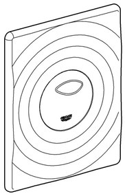 GROHE 42302SH0 - Plăcuță de comandă SURF 156 × 197 mm, albă