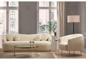 Canapea crem 225 cm Ancona – Artie