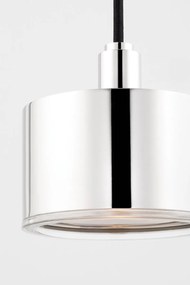 Pendul design modern NORA, nichel lucios