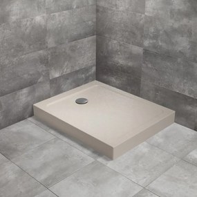 Cadita dus dreptunghiulara Radaway Doros F Compact Stone 160x80 cm acril casmir