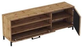 Dulap TV Cascade  (stejar lancaster + negru). 1098746