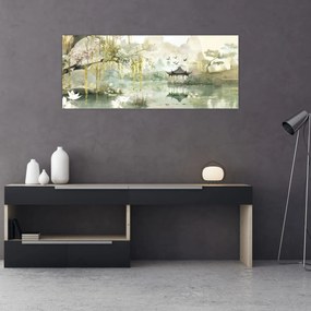 Tablou - Lac Chinezesc (120x50 cm)
