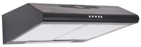 Hota Tesla DB600SB, 110 W, 1 motor, 3 viteze, 2 filtre aluminiu, 280 m³/h, Negru