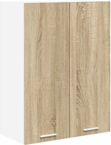 vidaXL Dulap suspendat Stejar Sonoma 60 x 31 x 80 cm Lemn compozit