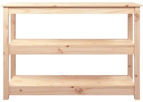 Masa consola, 110x40x74 cm, lemn masiv de pin 1, Maro, 110 x 40 x 74 cm