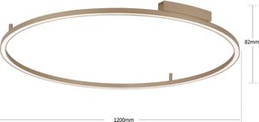 Brilagi - Corp de iluminat LED dimabil PORTOFINO LED/85W/230V Ø 120 cm bej + telecomandă