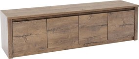 Comoda TV MONTANA K4D, stejar lefkas inchis, PAL melaminat, 170x43x48