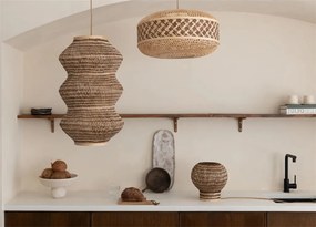 Lampa de Masa Eco, Bambus, Barbados natural/brown