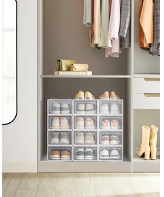 Raft modular BOXIFY cu compartimente, alb