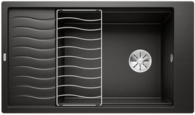 Blanco Elon XL 8 S chiuvetă din granit 86x50 cm negru 525886