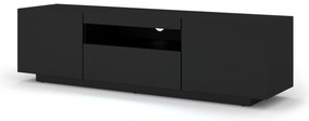 Masă TV/Dulap Aurinko 150 (Negru mat). 1083432