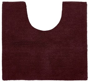 Covoraș de baie burgundy 50x45 cm Riva - Tiseco Home Studio