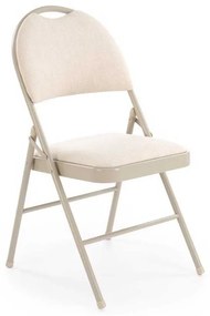 Scaun pliabil Dover, crem / bej