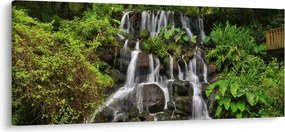 Tablou - Cascadă tropicală (120x50 cm)