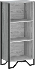 vidaXL Bibliotecă, gri sonoma, 50x31x106 cm, lemn prelucrat