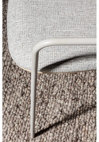 Set de scaune de sufragerie gri deschis/în culoare naturală cu cotiere tapițat Nour – MOME