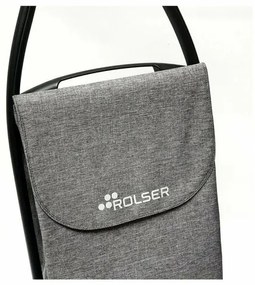 Rolser Geantă de cumpărături pe roți Com Tweed 8Black Tube, gri