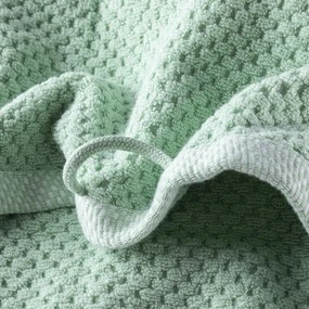 Set de 2 prosoape de baie din frotir MODENA verde 70 x 140 cm
