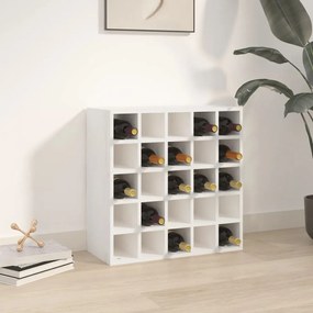vidaXL Dulap de vinuri, alb, 56x25x56 cm, lemn masiv de pin