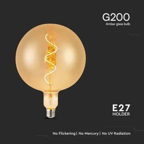 Bec LED FILAMENT G200 E27/4W/230V 2700K