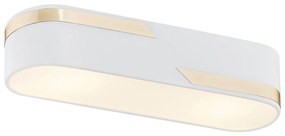 Plafoniera metalica design modern TONI 50cm alb/auriu