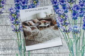 ANDRE 2716 covor lavabil Lavandă anti-alunecare - gri / violet