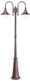 Lampă de exterior Ideal Lux CIMA 2xE27/52W/230V 216 cm IP43 maro