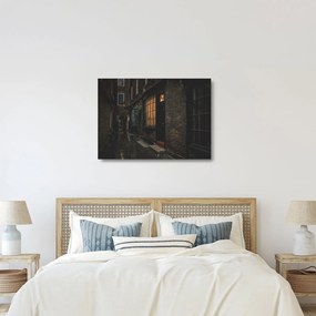 Tablou pe sticlă -Strada din Londra (70x50 cm)