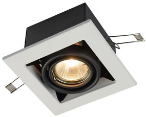 Spot incastrabil pentru tavan fals, Metal alb MYDL008-2-01-W