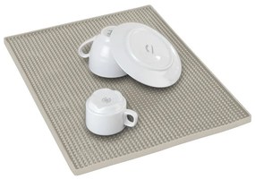 Scurgător de vase bej din cauciuc 40x30 cm Maxi – Wenko