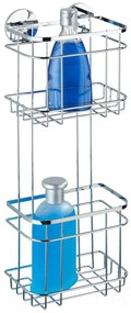 Raft de baie pentru duș Turbo-Loc, 2 niveluri - oțel inoxidabil, WENKO