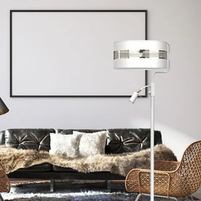 Lampadar ULTIMO 1xE27/40W/230V + 1xGU10/MR11/7W alb