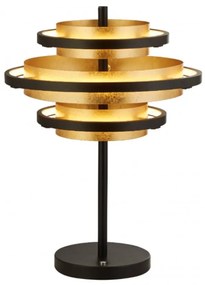 Veioza LED, Lampa de masa moderna Hive Black/gold EU6357BG SRT