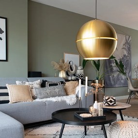 Lampă suspendată Art Deco aurie 50 cm - Slice