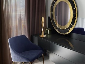 Veioza LED design modern decorativ Twist auriu