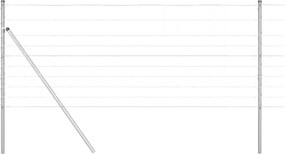 vidaXL Stâlp de gard. Galvanizat 50 x 1 m Oțel