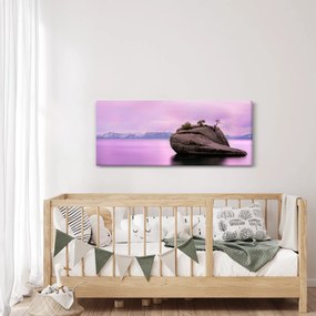 Tablou cu piata în mare (120x50 cm)