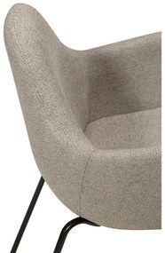 Fotoliu bej cu tapițerie din țesătură bouclé Zimmer – DAN-FORM Denmark