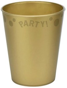 Party Gold Pahar din plastic premium micro aurie 250 ml