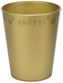 Party Gold Pahar din plastic premium micro aurie 250 ml